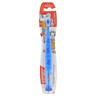 Elmex Soft Toothbrush Children Aged 3-6 - Colour: Blue