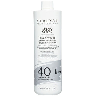 Clairol Pure White Creme Developer 40 Volume 16 Oz