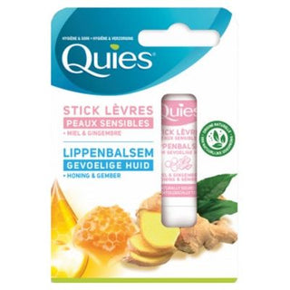 Quies Lip Care Stick Sensitive Skin Honey & Ginger 4.5g