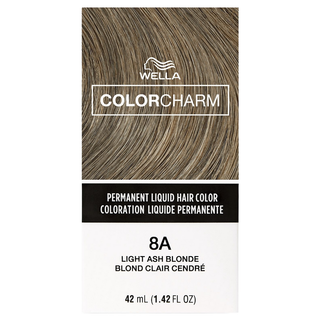 Wella Color Charm Permanent Liquid Haircolor 8A/740.5 Light Ash Blonde 1.4 Oz
