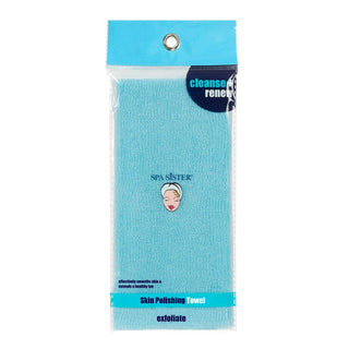 Spa Sister Skin Polishing Towel Blue Spar