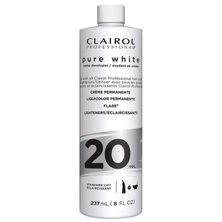 Clairol Professional Pure White Creme Developer 20 Volume 8 Oz