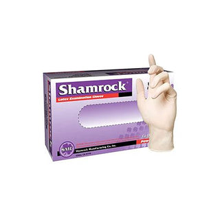 Shamrock Powder Free Latex Gloves, Small
