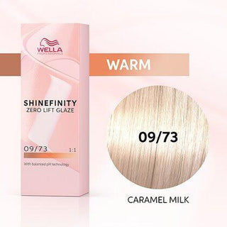 Wella Shinefinity Zero Lift Glaze Demi-Permanent Hair Color - 09/73 Very Light Blonde Brown Gold