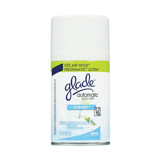 Glade Automatic Spray Refill Air Freshener Clean Linen 6.2 Oz