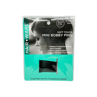 Spilo Soft Touch Mini Bobby Pins Black 1 1/4"