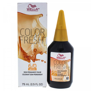 Wella Color Fresh Semi-Permanent Hair Color - 6 0 Dark Blonde-Natural