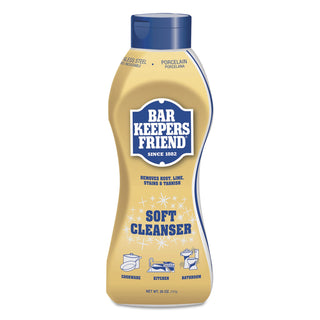 Bar Keeper's Friend 11624 Soft Cleanser, 26 Oz Bottle, Liquid, Lemon, Orange, White