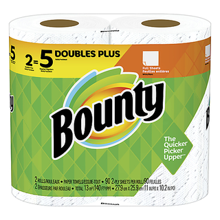 Bounty Paper Towels, Double Roll, Select-A-Size, White, 2-Ply