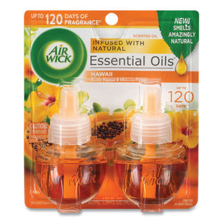 Air Wick Scented Oil Twin Refill - Hawaii Exotic Papaya & Hibiscus Flower