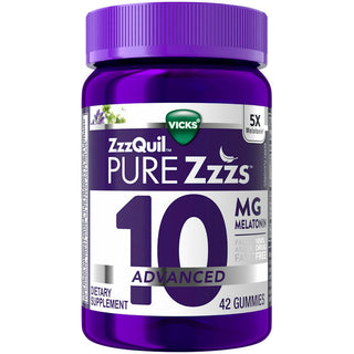 Vicks ZzzQuil 10 Advanced  Mg Melatonin 42 Gummies
