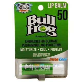 BullFrog Water Armor Sport sta-Cool Lip Balm SPF50 0.15 Oz