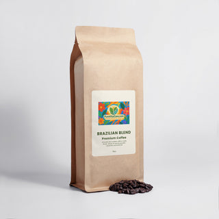 Premium Single-Origin Brazilian Blend 16oz Whole Bean Coffee