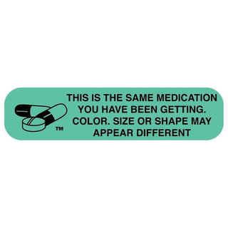 Apothecary Products Wellness Label & Look Different Green Case Of 1000