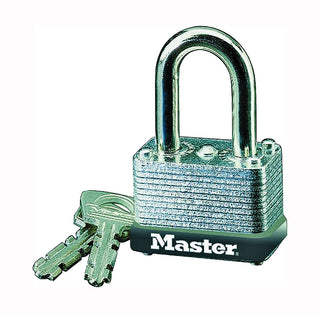 Master Lock COMPANY 22D Padlock Keyed Different Warded 38 Mm Shackle Laminated Steel