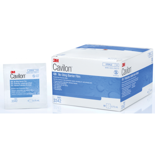 3M Cavilon Barrier Film Wipes, No Sting, Sterile 1050201