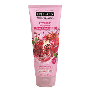 Freeman Feeling Beautiful Sugar Body Scrub, Pomegranate - 6 Oz