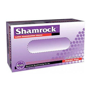 Shamrock Latex Powder Free Textured Exam Gloves Large - 100ct