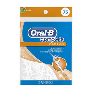 Oral-B Complete Dental Floss Picks, Mint