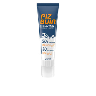 Piz Buin Mountain Facial Cream SPF 50 + Lip Stick SPF30