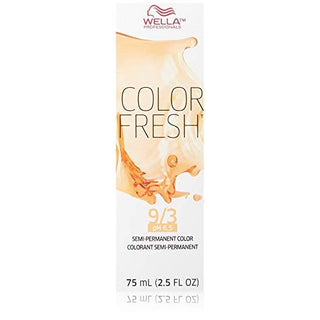 Wella Color Fresh Semi-Permanent Color 9 3 Very Light Blonde-Gold For Unisex, 2.5 Ounce
