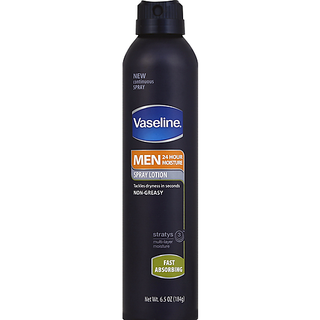 Vaseline Men Spray Lotion, 24 Hour Moisture, Fast Absorbing