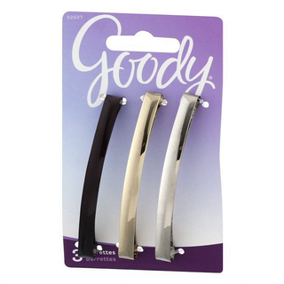 Goody Classics 3 Inch Metal Domed Barrettes