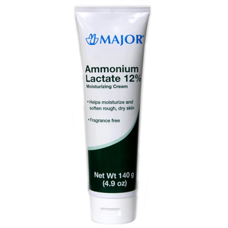 Ammonium Lactate 12% Moisturizing Cream, 140g - Therapeutic Dry Skin Formula
