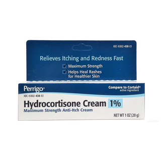 Perrigo Company Itch Relief 1% Strength Cream 1 Oz. Tube