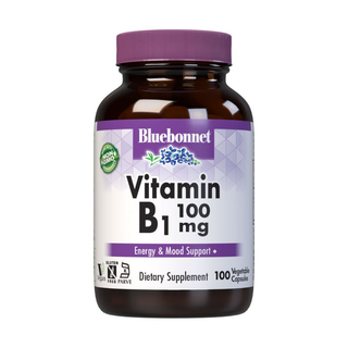 Bluebonnet Vitamin B-1 100 Mg Vegetable Capsules