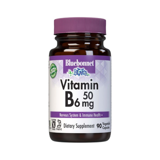 Bluebonnet Nutrition Vitamin B6 -- 50 Mg - 90 Vegetable Capsules