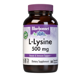Bluebonnet L-Lysine 500 Mg - 50 Vegetable Capsules