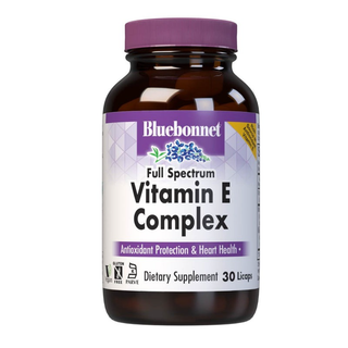 Bluebonnet Full Spectrum Natural Vitamin E Complex, 30 Licaps