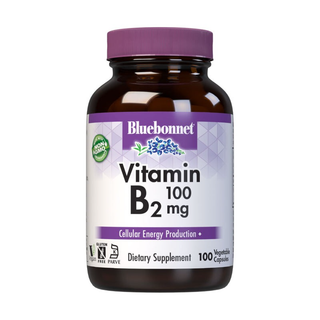 Bluebonnet Vitamin B-2 100 Mg Vegetable Capsules