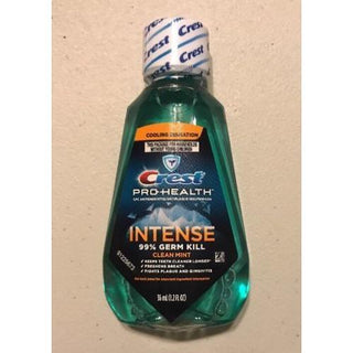 Crest Pro-Health Intense Mouthwash, Clean Mint, 36 mL (1.2 Fl Oz)