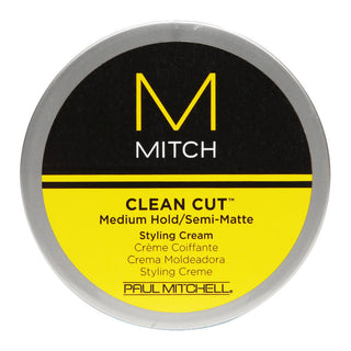Paul Mitchell Mitch Clean Cut Medium Hold/Semi-Matte Styling Cream For Men, 3 Oz