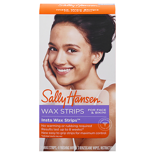 Sally Hansen Insta 24, Wax Strips For Face & Bikini