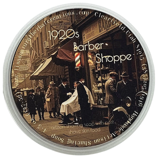 Lisa's Natural Herbal Creations 1920s Barber Shoppe Shaving Soap 4.5 oz