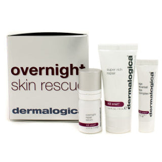 Dermalogica Age Smart Overnight Skin Rescue Kit : Super Rich Repair + Overnight Repair Serum + Eye Complex