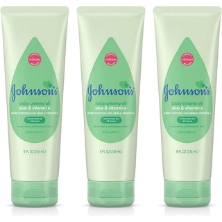 Johnson's Baby Creamy Oil, Aloe Vera & Vitamin E