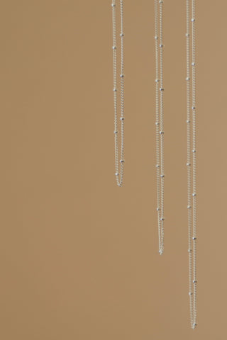 STERLING SILVER SATELLITE CABLE CHAIN
