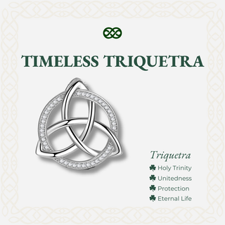 Timeless Triquetra™ 18K White Gold Pendant