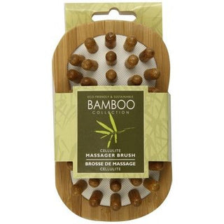 Swissco Bamboo Collection Massager Brush, Cellulite