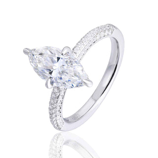Étoile Marquise VVS Engagement Ring Gold