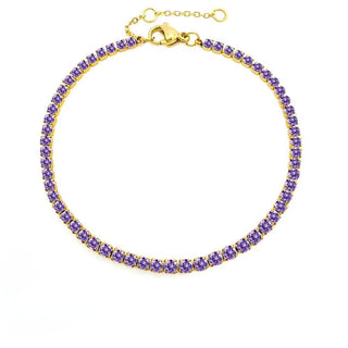 Éclat de Naissance  Personalized Birthstone Tennis Bracelet