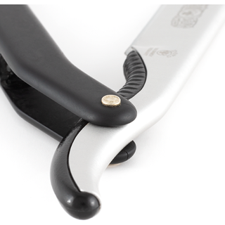 Dovo Shavette Straight Razor w/ Black Handle 201081