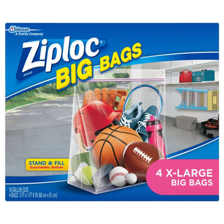 Ziploc Big Bag 10 Gallon XL Storage Bags