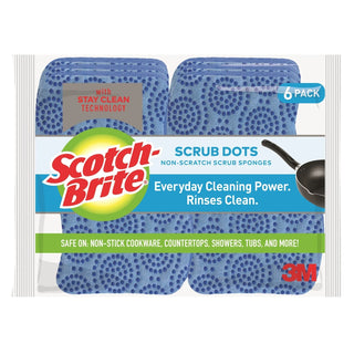 Scotch Brite Scrub Dots Non Scratch Sponge