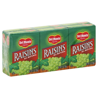 Del Monte Raisins Seedless 6x28g