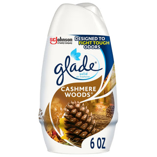 Glade Solid Air Freshener, Cashmere Woods, 6 Oz